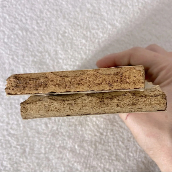 Vintage Paula Cutes Aarco Saxon Ltd Innocence Mini Wooden Plaques X2 - Picture 10 of 12